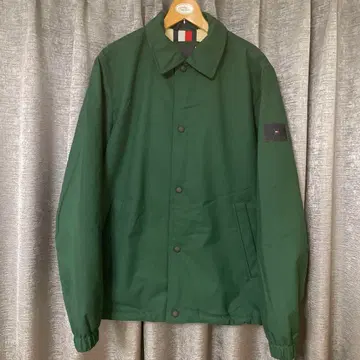 [컨디션 최상] TOMMY HILFIGER 테디 워크 자켓 그린 보아 M