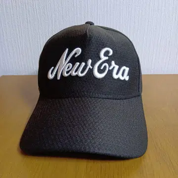 [컨디션 최상] New Era 남성용 블랙 캡