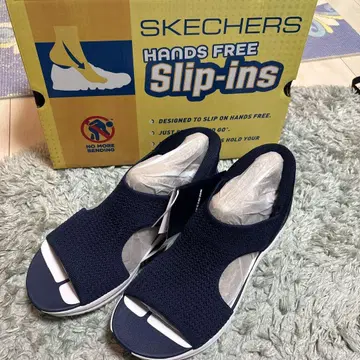 SKECHERS Hands Free Slip-Ins 네이비 24.0