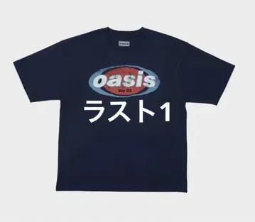 oasis 라이브 디자인 T셔츠 L 사이즈 네이비