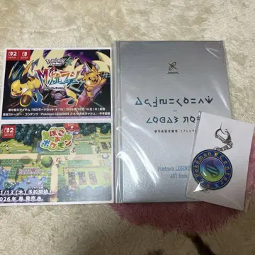 Pokemon LEGENDS ZA 아트북 키링 엽서
