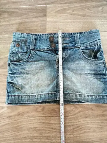 INGNI 데님 블루 타이트 스커트