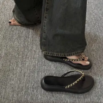 블랙 플립플랍 체인 포함