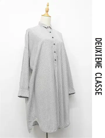 U310/새상품급 DEUXIEME CLASSE 셔츠 원피스 풀오버