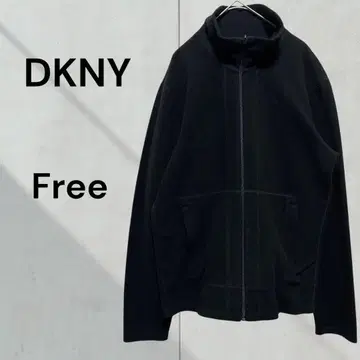 DKNY 플리스 자켓 블랙