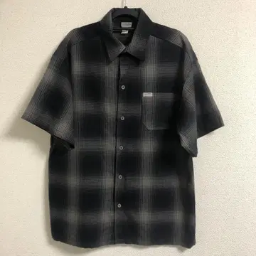 caltop 칼탑 반팔 옴브레 체크 셔츠 made in USA