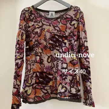 UNDICI NOVE(운디치 노베) 상의 긴팔 튜닉 L