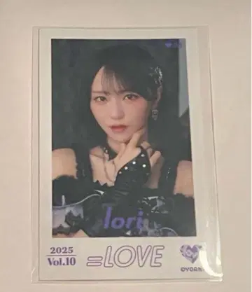 이코러브 =LOVE 노구치 이오리 Vol.10 미니 사진 레어 블랙 의상