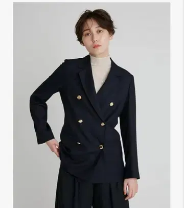 프레이 아이디 골드 버튼 자켓 FWFJ222025 네이비