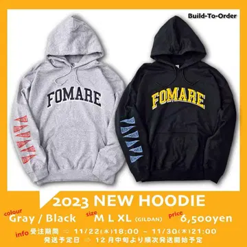 2023년 완전 수주 한정판 fomare 블랙 후드티