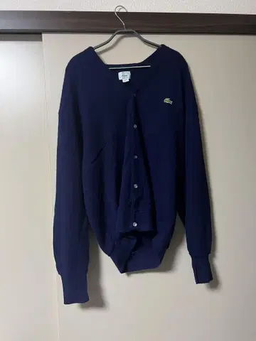Lacoste 80s 네이비 가디건