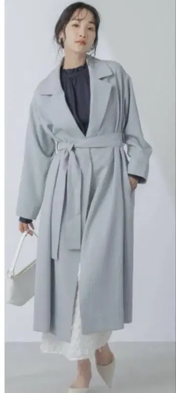 새상품급 나노 유니버스 롱 기장 체스터 코트 블루그린