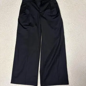 CALLNE 블랙 와이드 팬츠