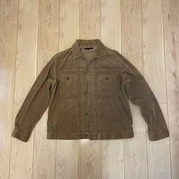 유니클로 코듀로이 자켓 브라운 XL