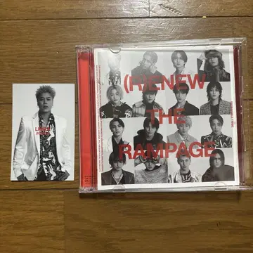 (R) NEW THE RAMPAGE CD 특전 카드 리키야