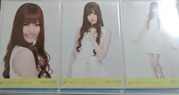 노기자카46 브로마이드 마츠무라 사유리 화이트 원피스