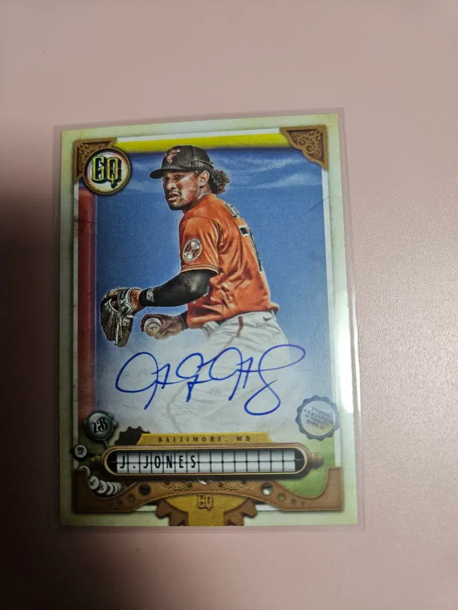 mlb)한국계 자마이 존스 Topps 오토 카드