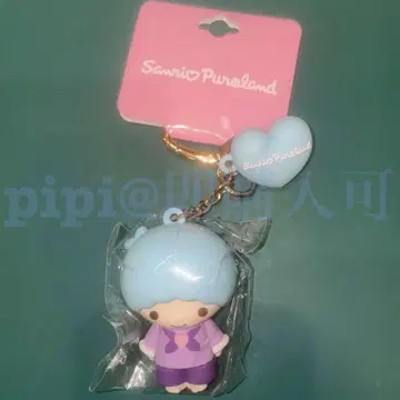3개 키키 키키라라 PVC 마스코트 원 포인트 하트 퓨로 키링