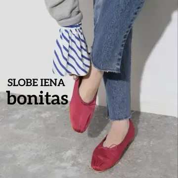 SLOBE IENA bonitas 스퀘어토 발레 슈즈 핑크 36