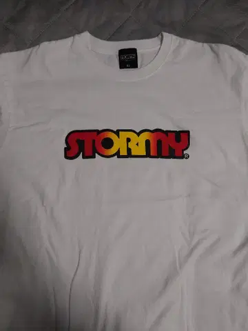 미사용 새상품! STORMY 로고T셔츠 XL 화이트
