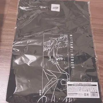 니지산지 바닷가 휴게소 사에키 잇테츠 T셔츠 블랙