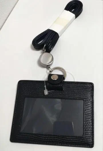 Fico 가죽 패스 케이스 블랙