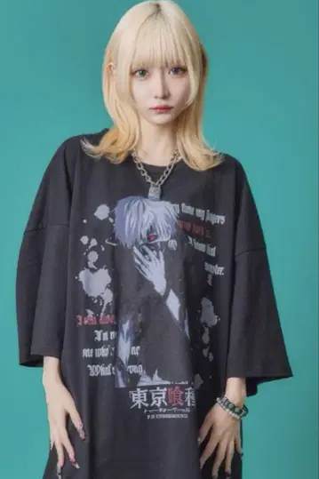 [ UNDERGROUND ] 도쿄구울 카네키켄 데미지 TEE