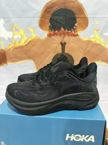 HOKA ONE ONE 클리프톤 10 블랙 와이드 ( 2E ) 29cm