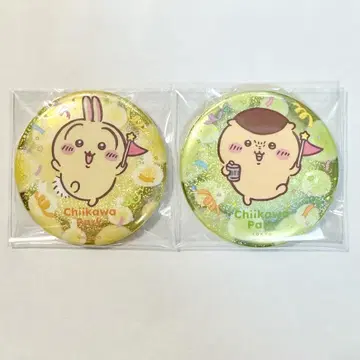 치이카와 파크 트레이딩 홀로그램 캔뱃지
