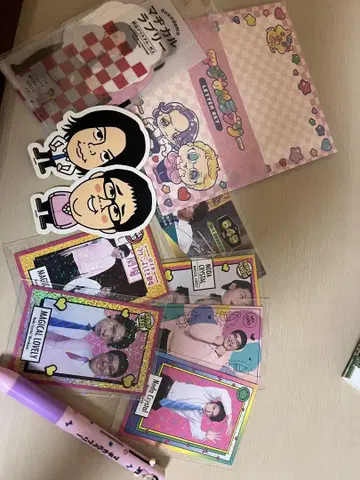 마지칼 러블리 세트! 굿즈 카드 스티커 레터 세트 메모지 펜