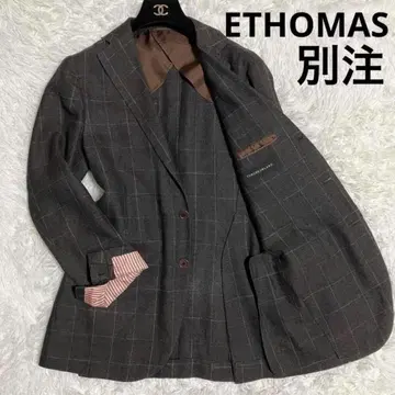 새상품급/실크/린넨 투모로우랜드 x ETHOMAS 테일러드 자켓