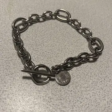 실버 체인 팔찌 메달 참 포함