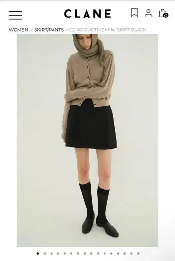 CLANE CONSTRUCTIVE MINI SKIRT