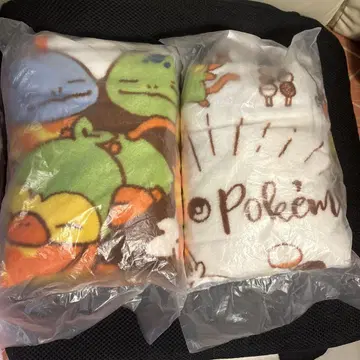 포켓몬과 미스터도넛 콜라보 플리스 담요 2장 세트