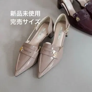 [ 미사용 새상품 ] Trois Heel Loafers mocha 38
