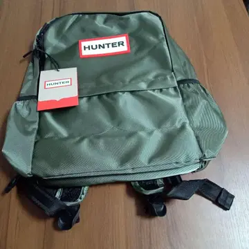 HUNTER 올리브 나일론 백팩