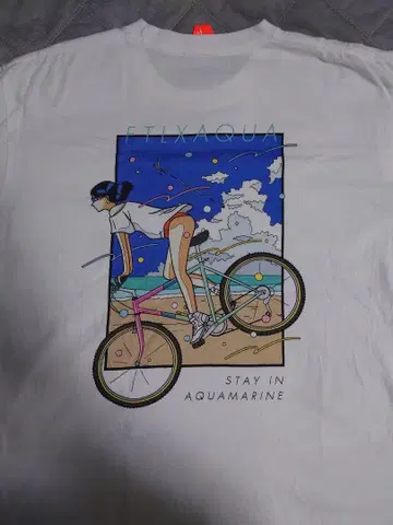 미사용 새상품! FLATLUX AQUAMARINE TEE XL WHITE