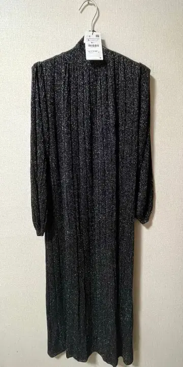 ZARA 라메 믹스 긴팔 원피스