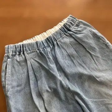 카구레 페이드 데님 이지 팬츠 전체 밴딩