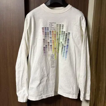 macrophage 컬러 팔레트 롱 슬리브 T셔츠