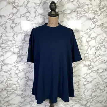 어댑트 리테일링 (주) (M) 오부소매 플레어 원피스 튜닉 네이비