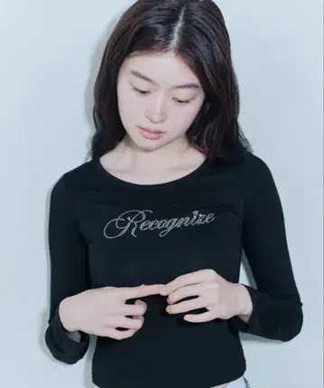 FCMM 큐빅 롱 슬리브 T 블랙