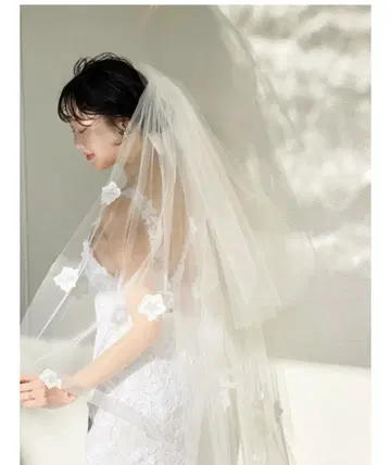 트리트 드레싱 웨딩 베일