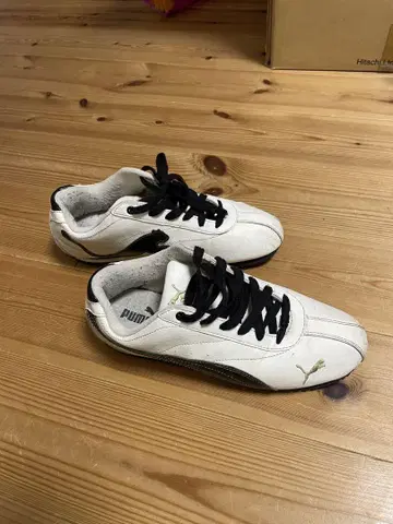 Puma 스피도캣 화이트 블랙 스니커즈