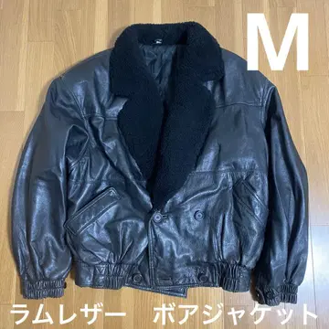 보아 램 가죽 자켓 M