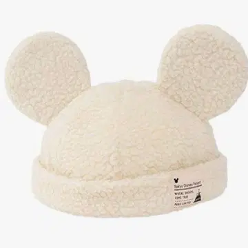 Disney 모자 보아캡 아이보리