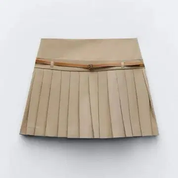 ZARA 박스 플리츠 스커트