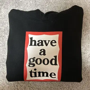 have a good time 후드티 XL 블랙