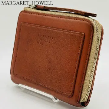 마가렛호웰 피르몬트 라운드 지퍼 2단 접이식 지갑 가죽