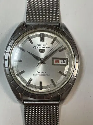 SEIKO Sportsmatic Deluxe 자동 와인딩 손목시계